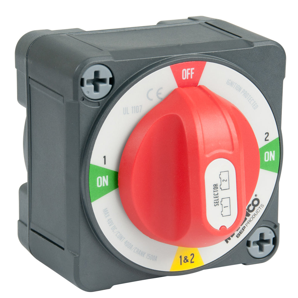 BEP Pro Installer 400A EZ-Mount Battery Selector Switch (1-2-Both-Off) [771-S-EZ] - BuoyMart.com  Battery Management BEP Marine