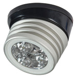 Lumitec Zephyr LED Spreader/Deck Light -Brushed, Black Base - White Non-Dimming [101326] - BuoyMart.com  Flood/Spreader Lights Lumitec