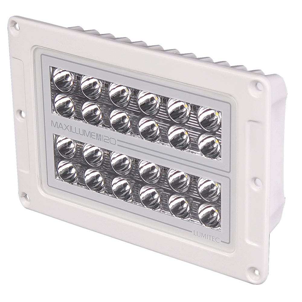 Lumitec Maxillume h120 - Flush Mount Flood Light - White Housing - White Dimming [101348] - BuoyMart.com  Flood/Spreader Lights Lumitec