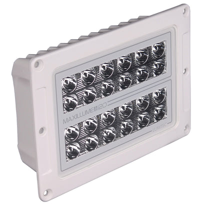 Lumitec Maxillume h120 - Flush Mount Flood Light - White Housing - White Dimming [101348] - BuoyMart.com  Flood/Spreader Lights Lumitec