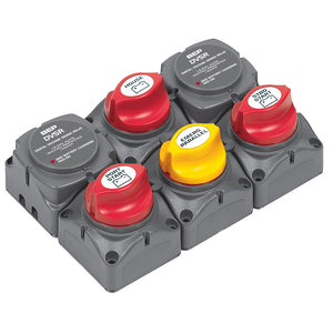 BEP Battery Distribution Cluster f/Twin Outboard Engines w/Three Battery Banks [717-140A-DVSR] - BuoyMart.com  Battery Management BEP Marine