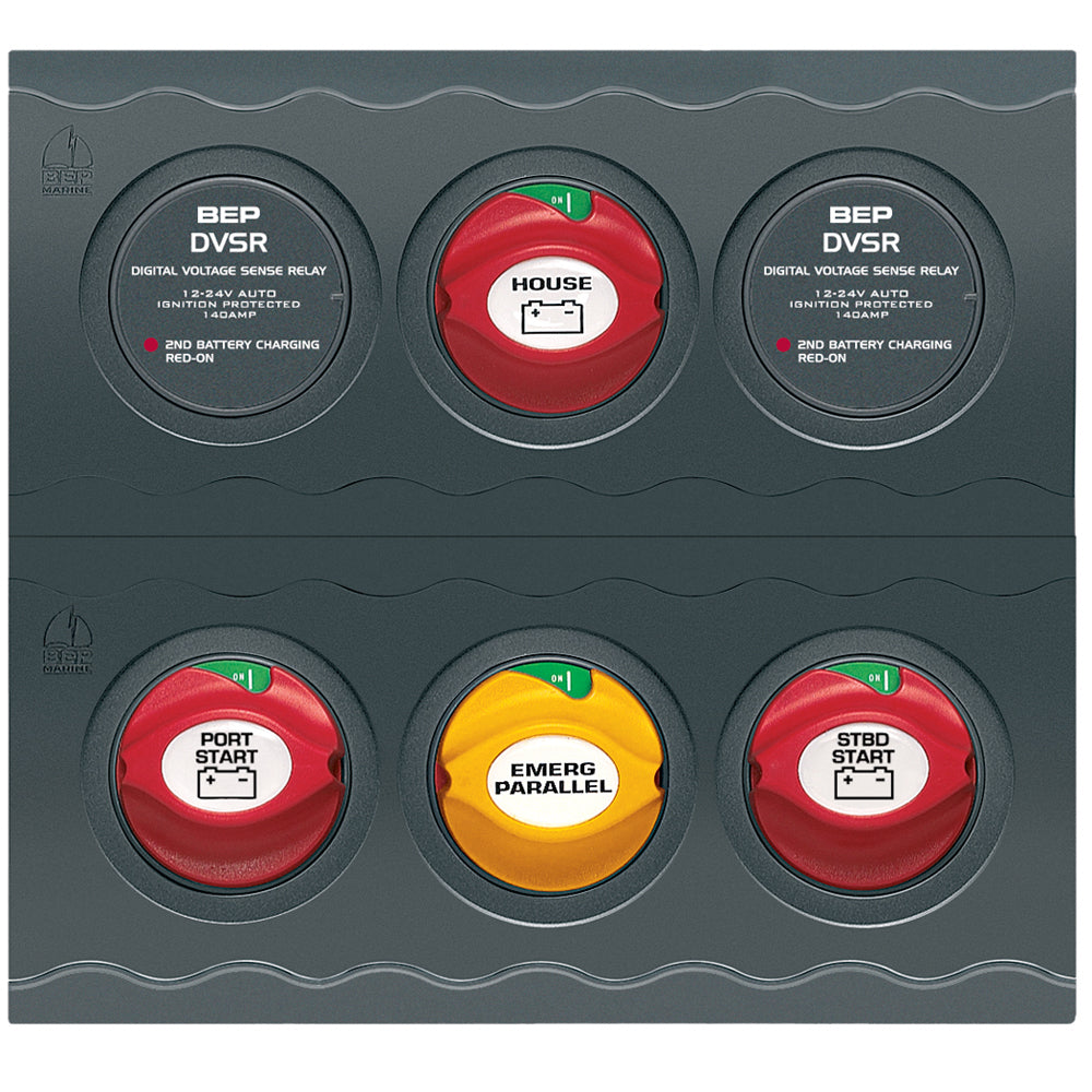 BEP Battery Management Contour Connect Panel f/Twin Engines w/VSR's [CC-803N] - BuoyMart.com  Battery Management BEP Marine
