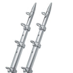 TACO 15' Silver/Silver Outrigger Poles - 1-1/8" Diameter [OT-0442VEL15] - BuoyMart.com  Outriggers TACO Marine