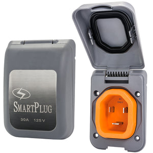 SmartPlug 30 AMP Male Non-Metallic Inlet Cover - Grey [BM30PG] - BuoyMart.com  Shore Power SmartPlug