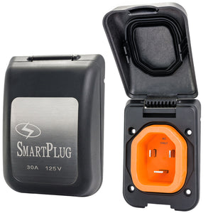SmartPlug 30 AMP Male Non-Metallic Inlet Cover - Black [BM30PB] - BuoyMart.com  Shore Power SmartPlug