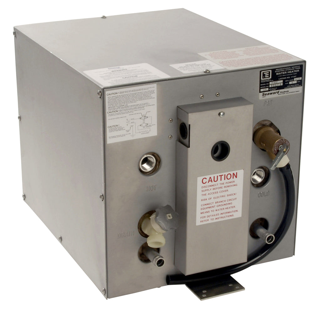 Whale Seaward 6 Gallon Hot Water Heater w/Front Heat Exchanger - Galvanized Steel - 120V - 1500W [F600] - BuoyMart.com  Hot Water Heaters Whale Marine