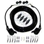 Rupp Double Rigging Kit w/Lok-Ups & Nok-Outs - 260' Black Mono [CA-0175-MO] - BuoyMart.com  Outrigger Accessories Rupp Marine