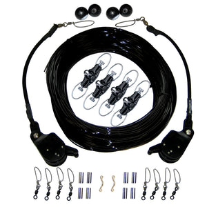Rupp Double Rigging Kit w/Lok-Ups & Nok-Outs - 260' Black Mono [CA-0175-MO] - BuoyMart.com  Outrigger Accessories Rupp Marine