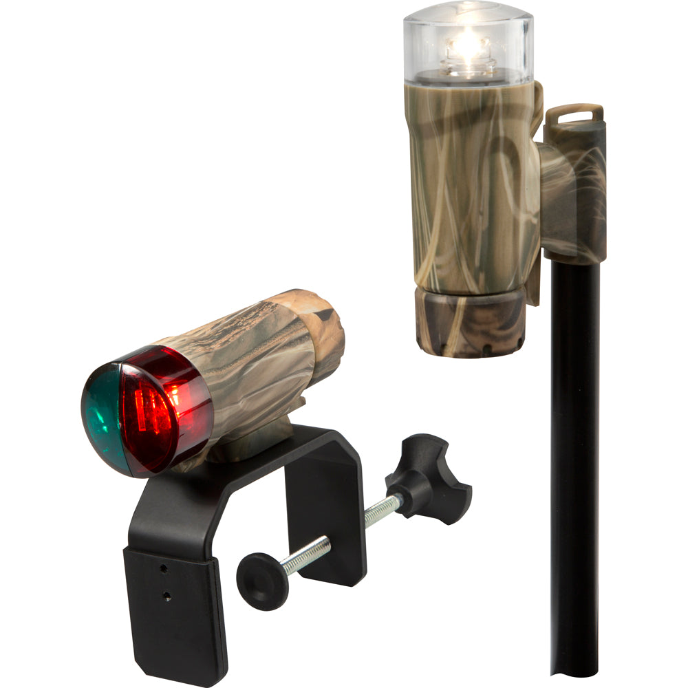 Attwood Clamp-On Portable LED Light Kit - RealTree Max-4 Camo [14191-7] - BuoyMart.com  Navigation Lights Attwood Marine