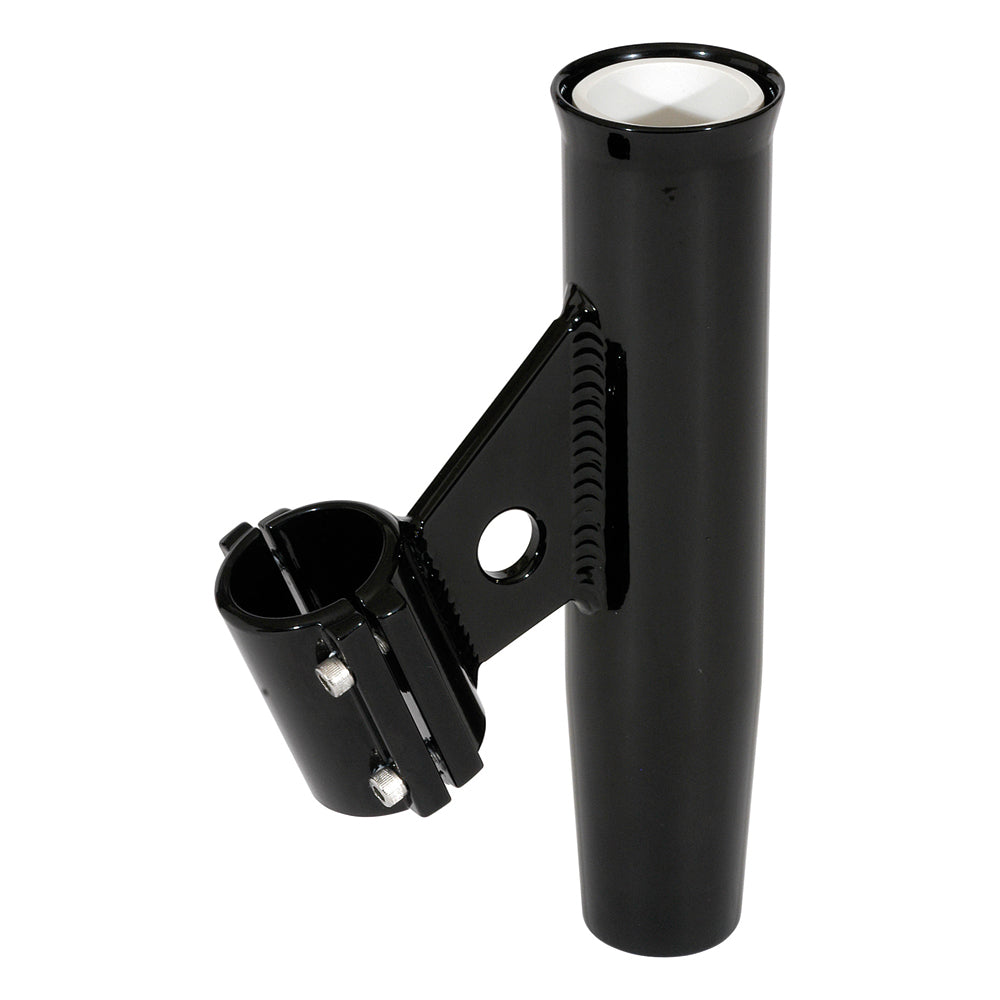 Lee's Clamp-On Rod Holder - Black Aluminum - Vertical Mount - Fits 1.660 O.D. Pipe [RA5003BK] - BuoyMart.com  Rod Holders Lee's Tackle