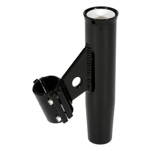 Lee's Clamp-On Rod Holder - Black Aluminum - Vertical Mount - Fits 1.660 O.D. Pipe [RA5003BK] - BuoyMart.com  Rod Holders Lee's Tackle