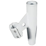 Lee's Clamp-On Rod Holder - White Aluminum - Vertical Mount - Fits 1.660" O.D. Pipe [RA5003WH] - BuoyMart.com  Rod Holders Lee's Tackle