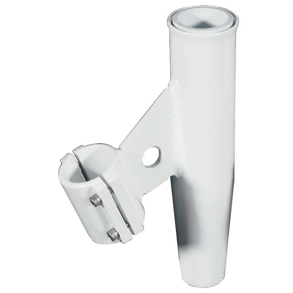 Lee's Clamp-On Rod Holder - White Aluminum - Vertical Mount - Fits 1.660" O.D. Pipe [RA5003WH] - BuoyMart.com  Rod Holders Lee's Tackle