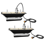 Garmin GT30-THP SS Thru-Hull Pair DownVu/SideVu Scanning Transducer w/Temp f/Hull Deadrises 5-25 [010-01961-11] - BuoyMart.com  Transducers Garmin
