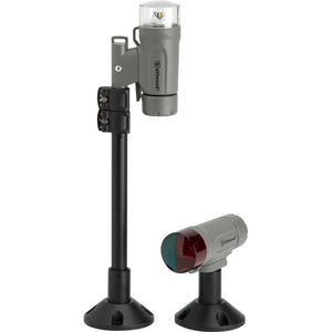Attwood PaddleSport Portable Navigation Light Kit - Screw Down or Adhesive Pad - Gray [14192-7] - BuoyMart.com  Navigation Lights Attwood Marine