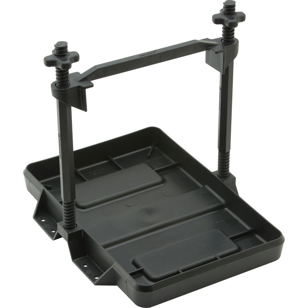 Attwood Heavy-Duty All-Plastic Adjustable Battery Tray - 24 Series [9097-5] - BuoyMart.com  Accessories Attwood Marine