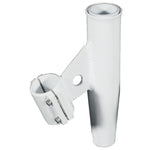 Lee's Clamp-On Rod Holder - White Aluminum - Vertical Mount - Fits 1.900" O.D. Pipe [RA5004WH] - BuoyMart.com  Rod Holders Lee's Tackle