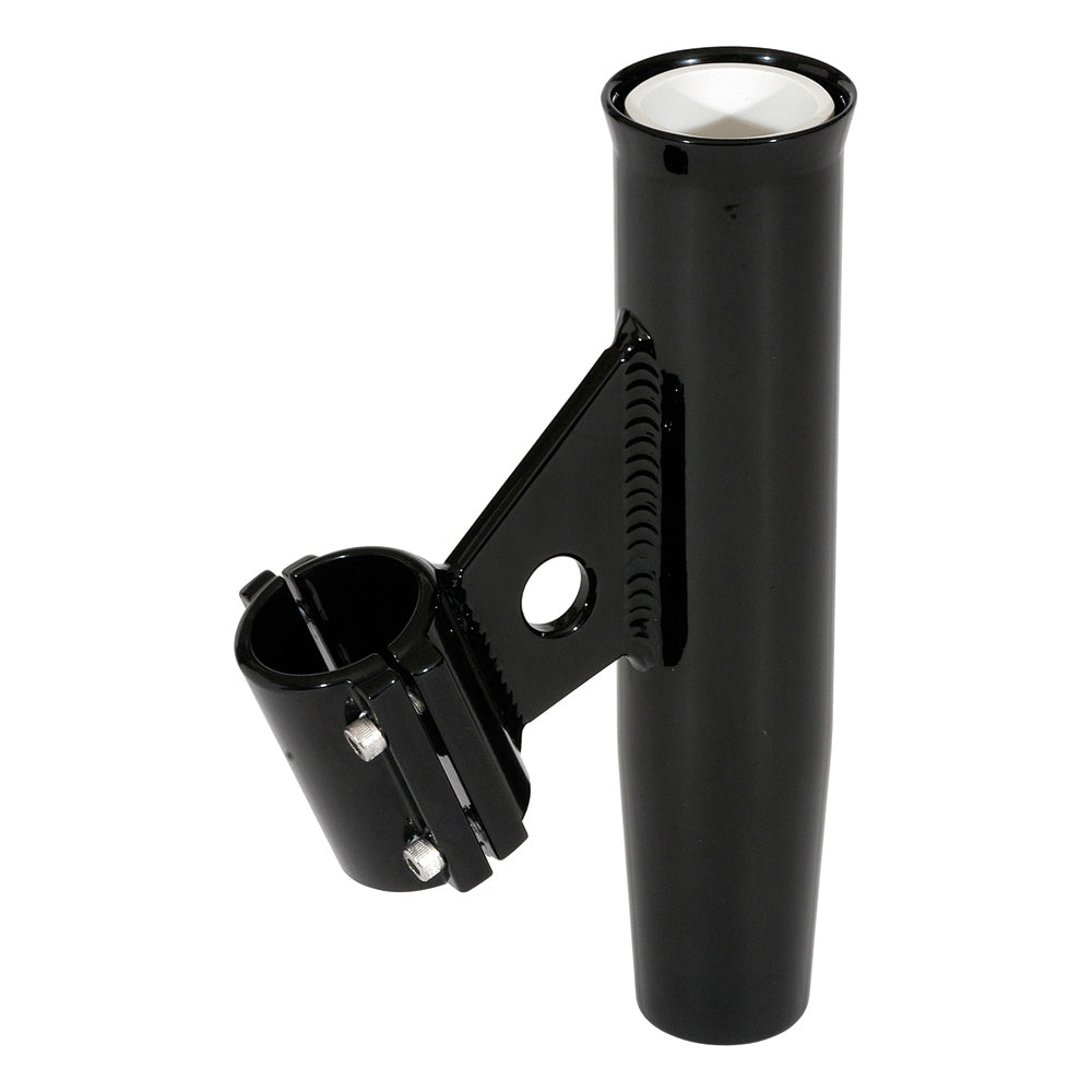 Lee's Clamp-On Rod Holder - Black Aluminum - Vertical Mount - Fits 2.375" O.D. Pipe [RA5005BK] - BuoyMart.com  Rod Holders Lee's Tackle