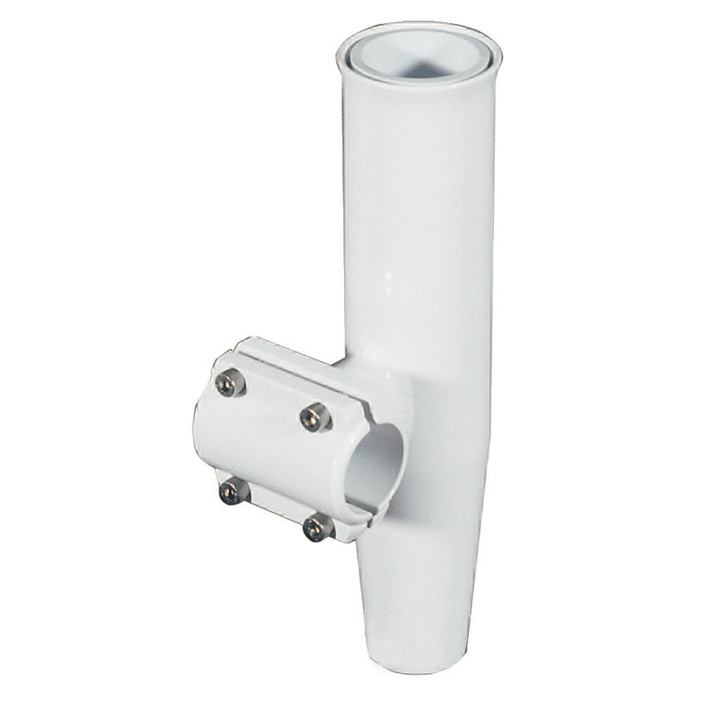 Lee's Clamp-On Rod Holder - White Aluminum - Horizontal Mount - Fits 1.050" O.D. Pipe [RA5201WH] - BuoyMart.com  Rod Holders Lee's Tackle