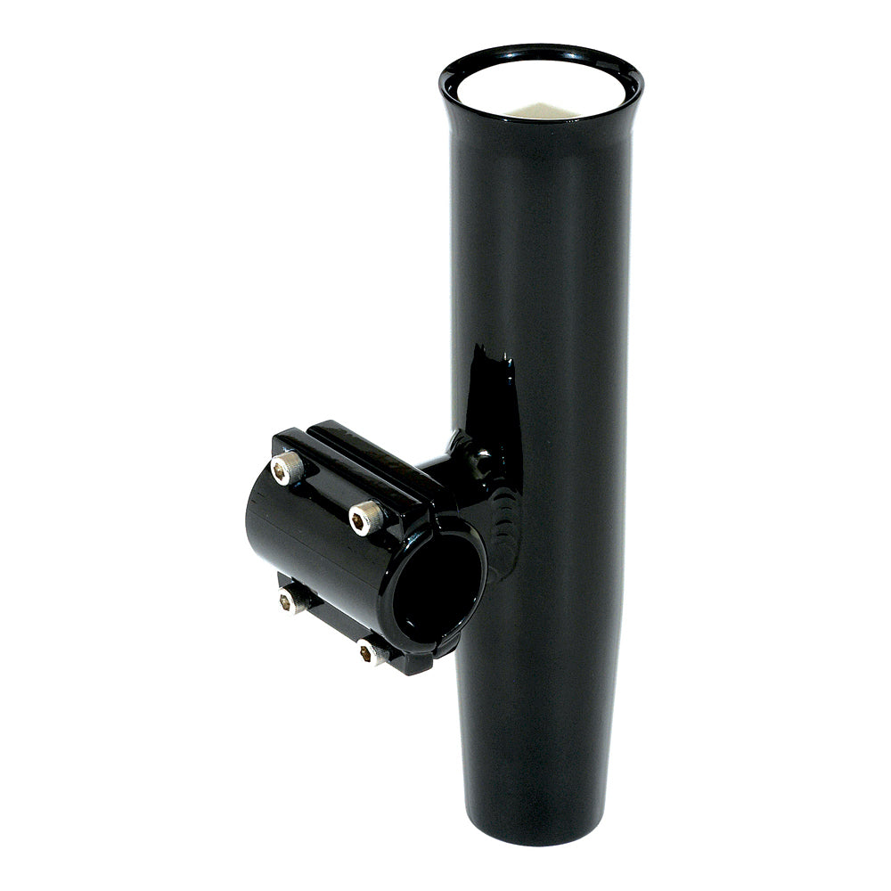 Lee's Clamp-On Rod Holder - Black Aluminum - Horizontal Mount - Fits 1.315" O.D. Pipe [RA5202BK] - BuoyMart.com  Rod Holders Lee's Tackle