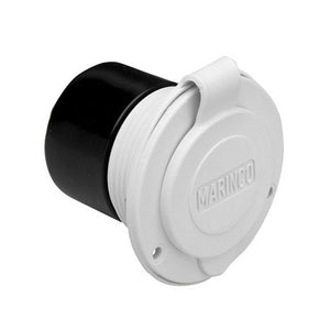 Marinco 15A 125V On-Board Charger Inlet - Front Mount - White [150BBIW] - BuoyMart.com  Shore Power Marinco