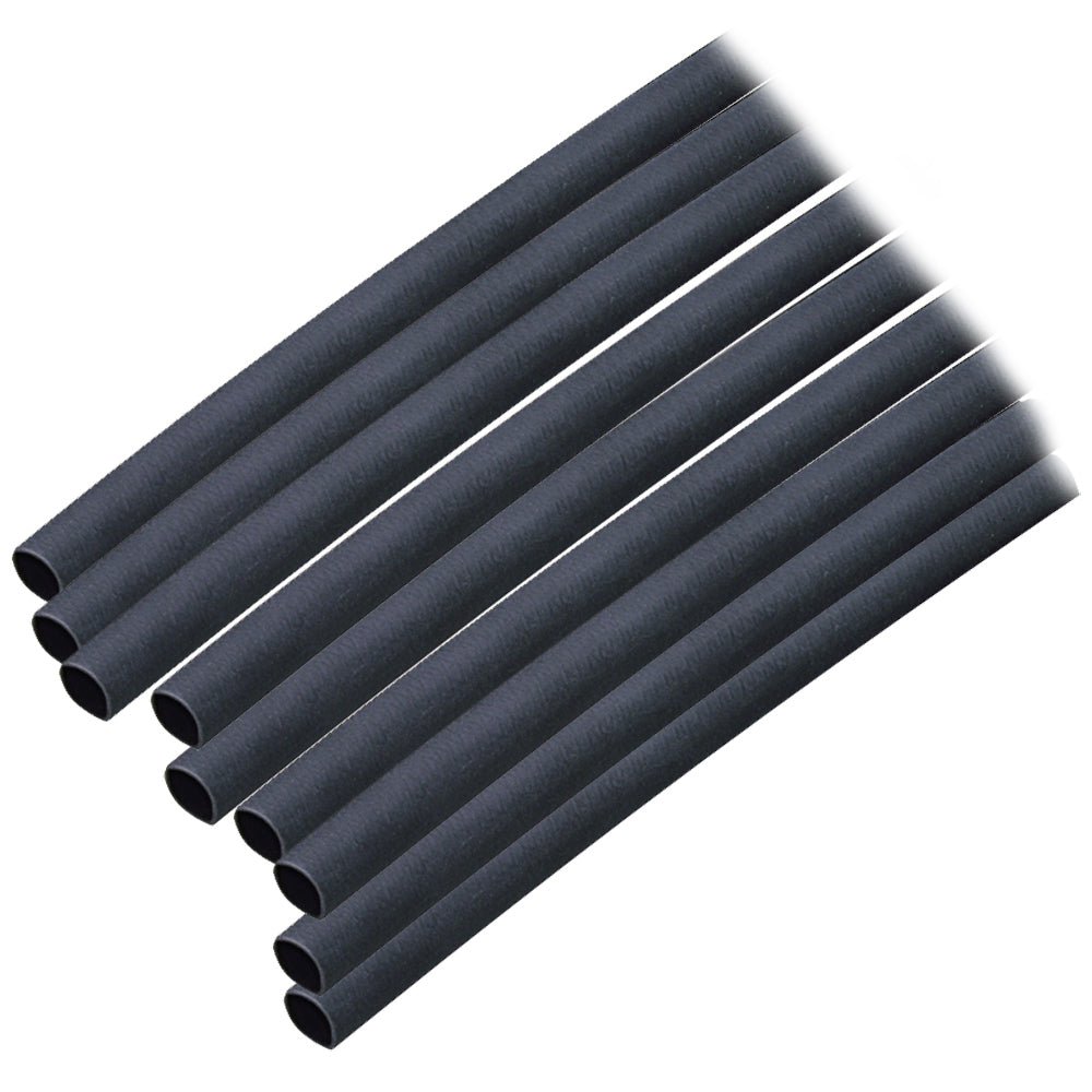 Ancor Adhesive Lined Heat Shrink Tubing (ALT) - 3/16" x 6" - 10-Pack - Black [302106] - BuoyMart.com  Wire Management Ancor