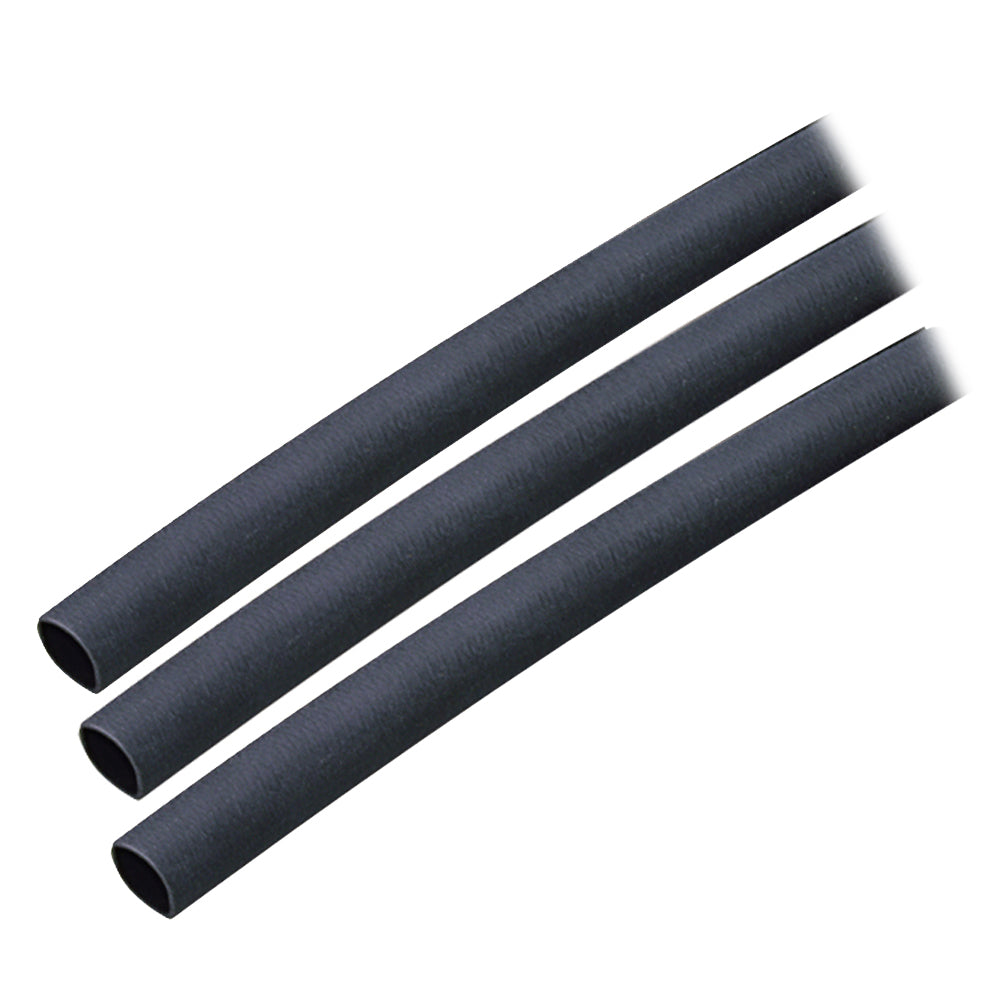 Ancor Adhesive Lined Heat Shrink Tubing (ALT) - 1/4" x 3" - 3-Pack - Black [303103] - BuoyMart.com  Wire Management Ancor