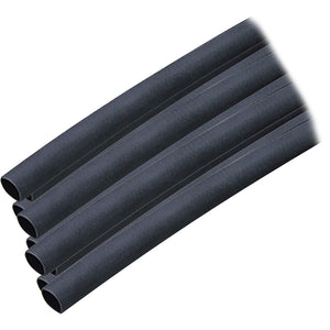 Ancor Adhesive Lined Heat Shrink Tubing (ALT) - 1/4" x 6" - 10-Pack - Black [303106] - BuoyMart.com  Wire Management Ancor
