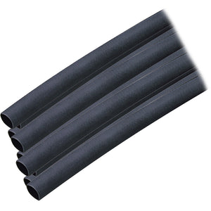 Ancor Adhesive Lined Heat Shrink Tubing (ALT) - 1/4" x 12" - 10-Pack - Black [303124] - BuoyMart.com  Wire Management Ancor