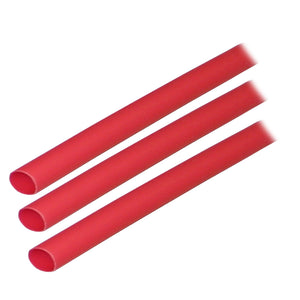 Ancor Adhesive Lined Heat Shrink Tubing (ALT) - 1/4" x 3" - 3-Pack - Red [303603] - BuoyMart.com  Wire Management Ancor