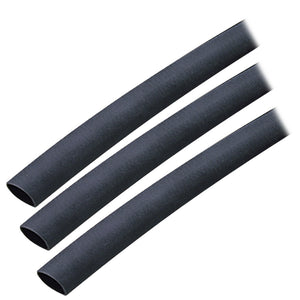 Ancor Adhesive Lined Heat Shrink Tubing (ALT) - 3/8" x 3" - 3-Pack - Black [304103] - BuoyMart.com  Wire Management Ancor
