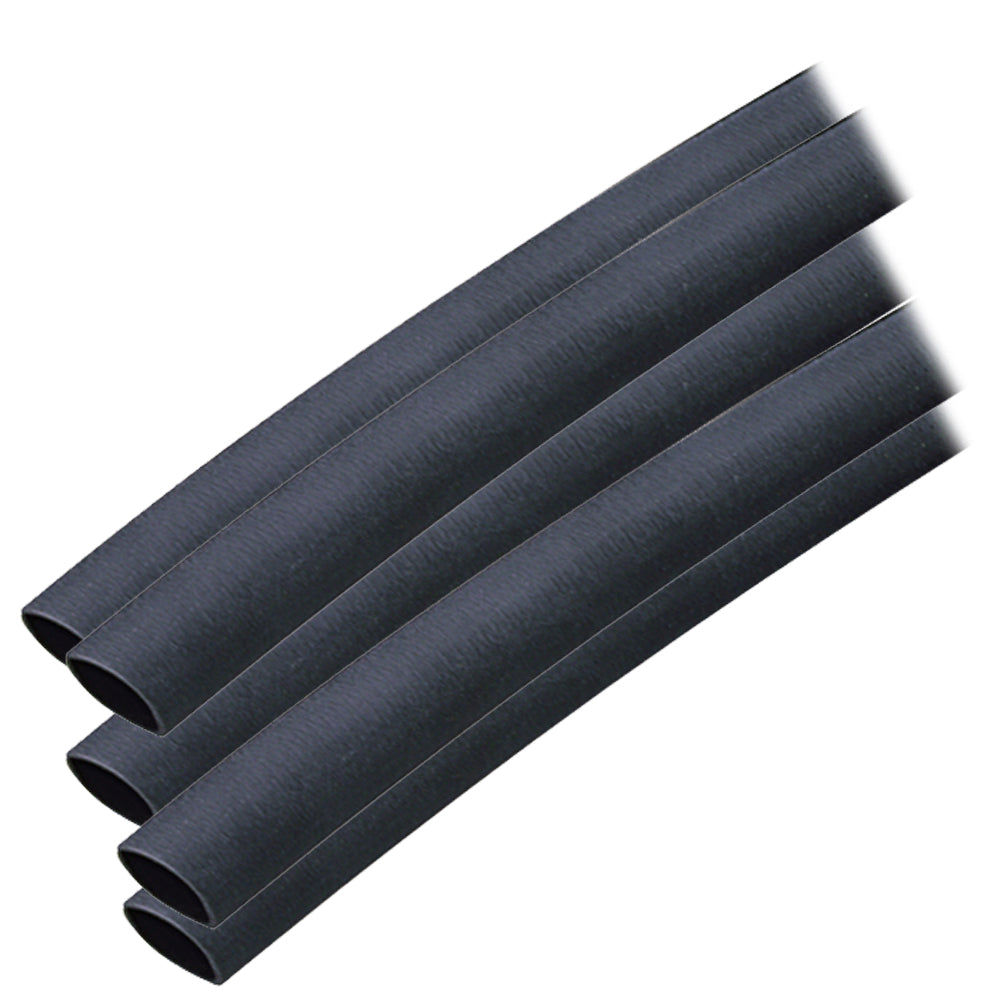 Ancor Adhesive Lined Heat Shrink Tubing (ALT) - 3/8" x 6" - 5-Pack - Black [304106] - BuoyMart.com  Wire Management Ancor