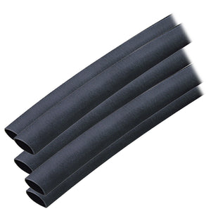Ancor Adhesive Lined Heat Shrink Tubing (ALT) - 3/8" x 6" - 5-Pack - Black [304106] - BuoyMart.com  Wire Management Ancor