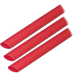 Ancor Adhesive Lined Heat Shrink Tubing (ALT) - 3/8" x 3" - 3-Pack - Red [304603] - BuoyMart.com  Wire Management Ancor
