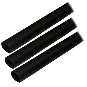 Ancor Adhesive Lined Heat Shrink Tubing (ALT) - 1/2" x 3" - 3-Pack - Black [305103] - BuoyMart.com  Wire Management Ancor