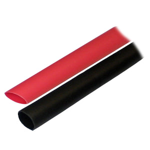 Ancor Adhesive Lined Heat Shrink Tubing (ALT) - 1/2" x 3" - 2-Pack - Black/Red [305602] - BuoyMart.com  Wire Management Ancor