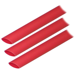 Ancor Adhesive Lined Heat Shrink Tubing (ALT) - 1/2" x 3" - 3-Pack - Red [305603] - BuoyMart.com  Wire Management Ancor
