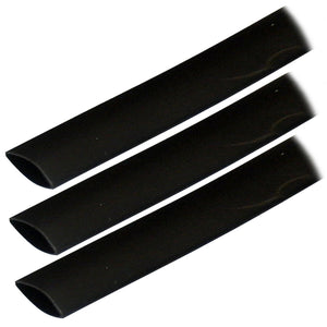 Ancor Adhesive Lined Heat Shrink Tubing (ALT) - 3/4" x 3" - 3-Pack - Black [306103] - BuoyMart.com  Wire Management Ancor