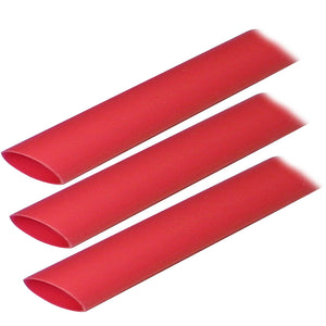 Ancor Adhesive Lined Heat Shrink Tubing (ALT) - 3/4" x 3" - 3-Pack - Red [306603] - BuoyMart.com  Wire Management Ancor