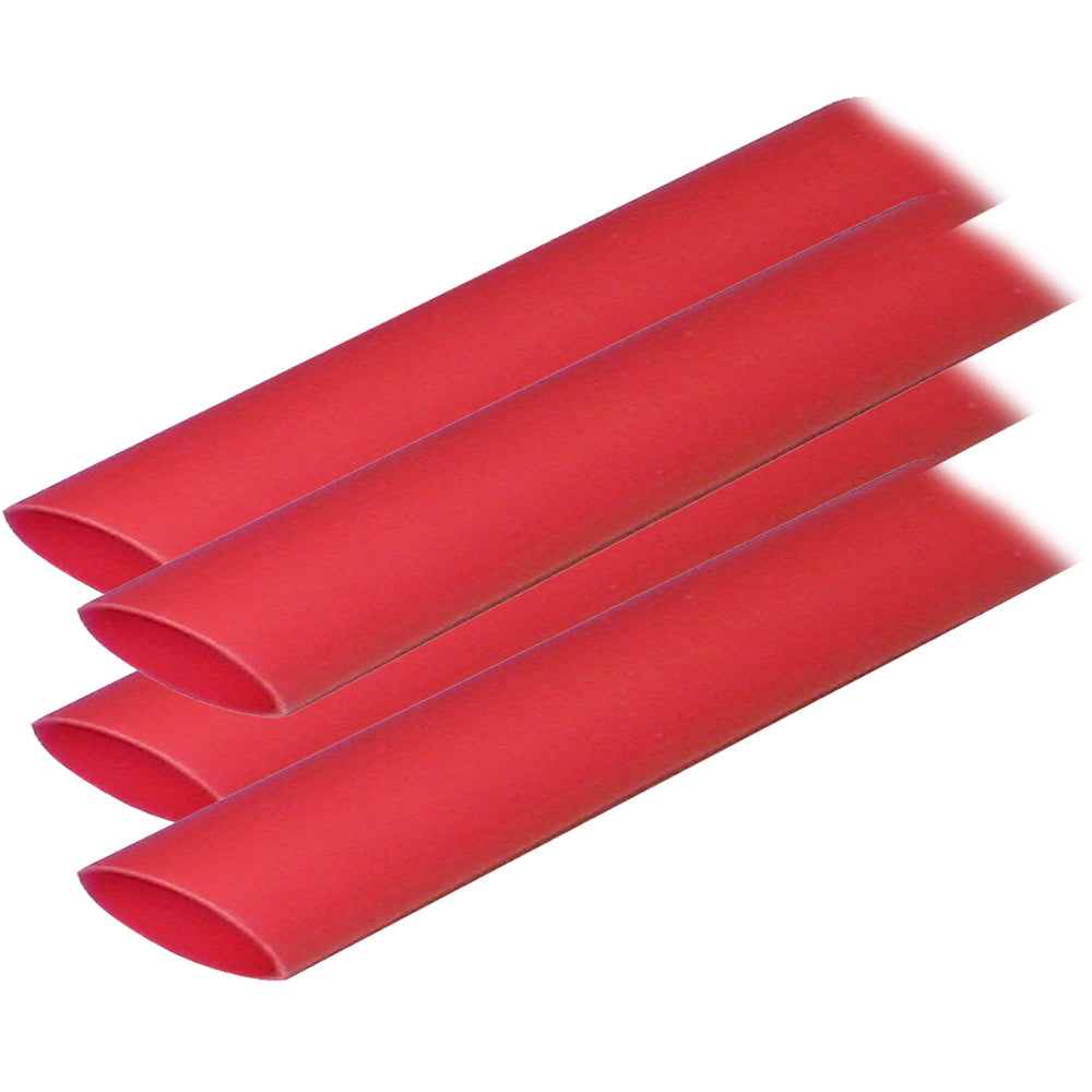 Ancor Adhesive Lined Heat Shrink Tubing (ALT) - 3/4" x 12" - 4-Pack - Red [306624] - BuoyMart.com  Wire Management Ancor