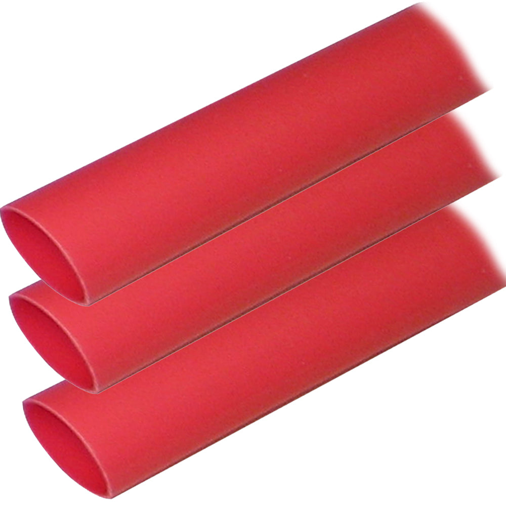 Ancor Adhesive Lined Heat Shrink Tubing (ALT) - 1" x 12" - 3-Pack - Red [307624] - BuoyMart.com  Wire Management Ancor