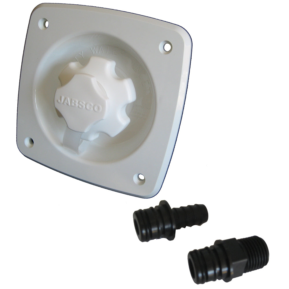 Jabsco Water Pressure Regulator - Flush Mount - White [44412-1045] - BuoyMart.com  Accessories Jabsco