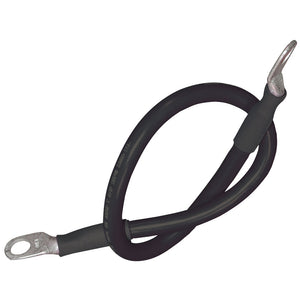 Ancor Battery Cable Assembly, 2 AWG (34mm) Wire, 5/16" (7.93mm) Stud, Black - 18" (45.7cm) [189140] - BuoyMart.com  Wire Ancor