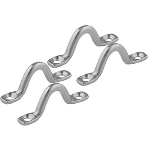 Taco Stamped Stainless Steel Eye Straps (4 Pack) [F16-1200-2] - BuoyMart.com  Outrigger Accessories TACO Marine