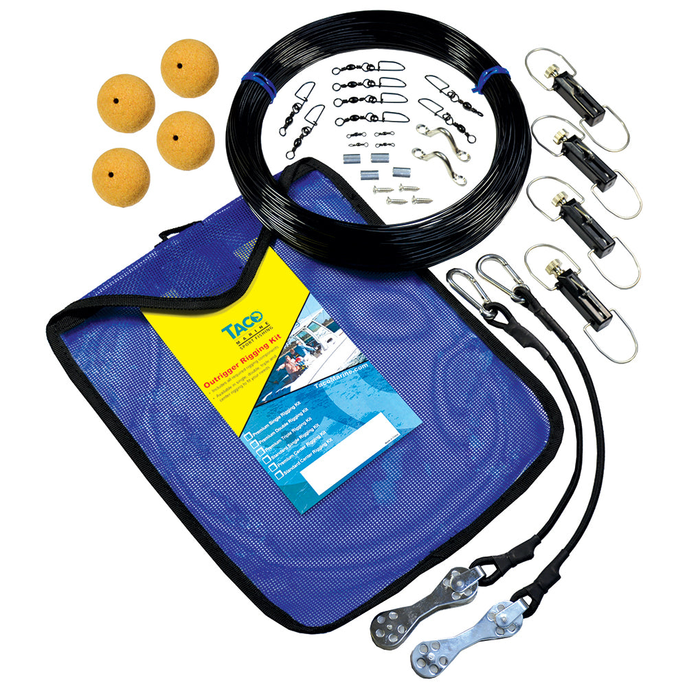 TACO Premium Mono Double Rigging Kit [RK-0002MP] - BuoyMart.com  Outrigger Accessories TACO Marine