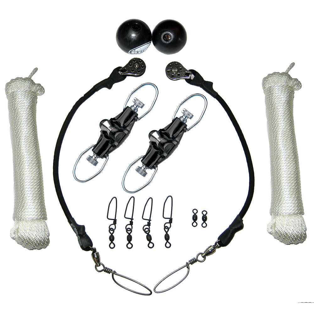 Rupp Top Gun Single Rigging Kit w/Nok-Outs f/Riggers Up To 23' [CA-0025-TG] - BuoyMart.com  Outrigger Accessories Rupp Marine