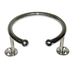 Whitecap Top Mount Ring SS Cup Holder - 1-Drink - Base Mount [S-3516] - BuoyMart.com  Deck / Galley Whitecap