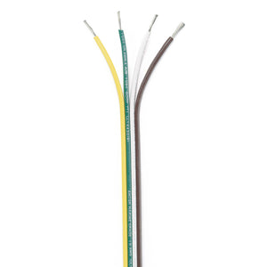 Ancor Ribbon Bonded Cable - 16/4 AWG - Brown/Green/White/Yellow - Flat - 100' [154510] - BuoyMart.com  Wire Ancor