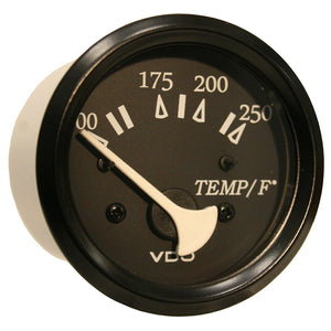 VDO Cockpit Marine 52mm (2-1/16") 250 F Water Temperature Gauge - Black Dial/Bezel [310-11801] - BuoyMart.com  Gauges VDO