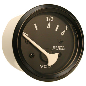 VDO Cockpit Marine 52mm (2-1/16") Fuel Level Gauge - Black Dial/Bezel [301-11802] - BuoyMart.com  Gauges VDO